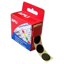agipa Markierungspunkte, Durchmesser: 15 mm, rund, schwarz