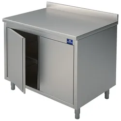 Virtus Neutraler Arbeitsschrank mit 2 Flügeltüren und Aufkantung, 800x700 mm (HCA0057)