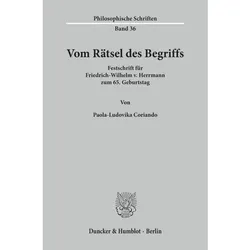 Vom Rätsel des Begriffs., Sachbücher von Collectif