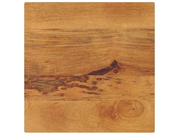 Favemtsl Tischplatte Quadratisch Massivholz Mango 50x50x3,8 cm Vielseitige Ersatztischplatte im rustikalen Stil für Küche, Esszimmer oder Bistro, jedes Exemplar ein echtes Unikat.