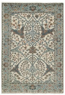 Juniper Home Lynn Hand-Knotted Medallion Area Rug