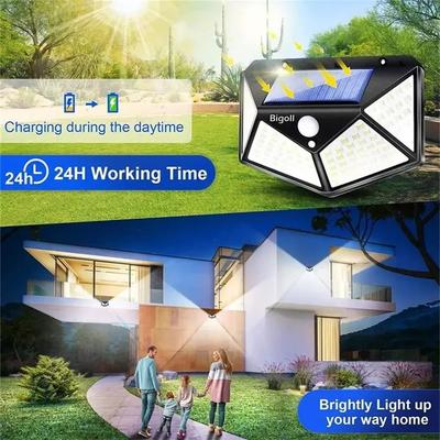Uplifted Goods Outdoor Solar Motion Sensor Lights With Wide Angle Illumination 1pc