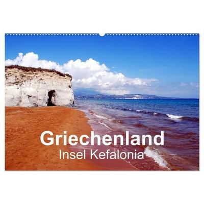 Griechenland - Insel Kefalonia (Wandkalender 2027 DIN A2 quer), CALVENDO Monatskalender