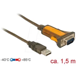 DELOCK 65840 - Delock USB 2.0 Konverter, A Stecker auf RS-232