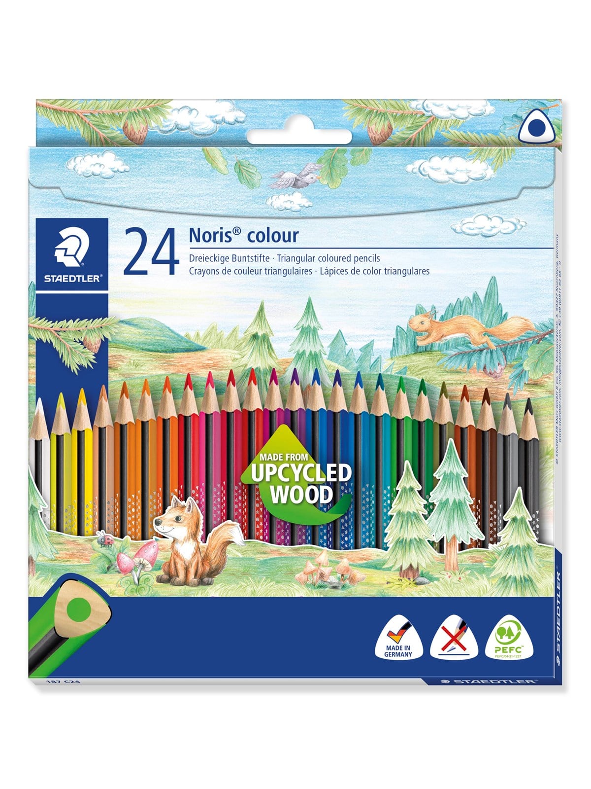Staedtler Buntstift Noris colo 24ST 100% PEFC