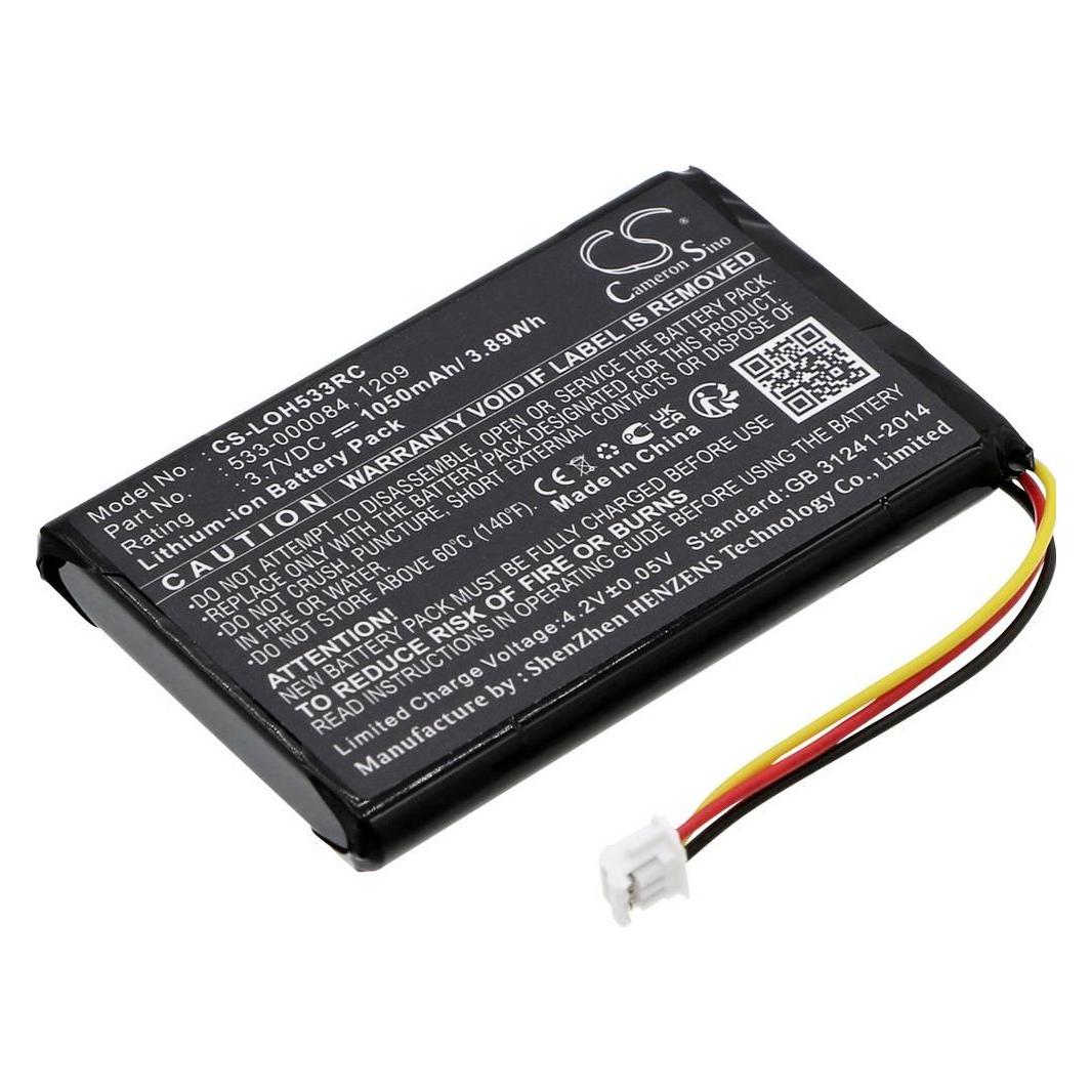 NoName Remote control battery 1209 et. al for Logitech, 3.7V, 1050mAh (1 Stk., Gerätespezifisch, 1050 mAh) (CS-LOH533RC)