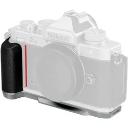 SmallRig L-förmiger Griff für Nikon Z f Silikon (Silber) (Griff), Video Zubehör, Silber, Schwarz