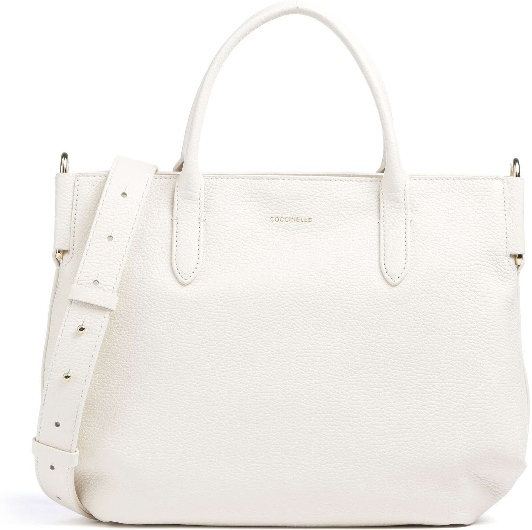 Coccinelle Rebekka Handtasche aus Leder, weiß
