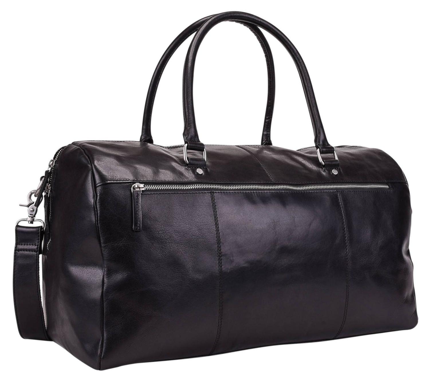 LEONHARD HEYDEN Leder Cambridge Reisetasche 5272 Schwarz