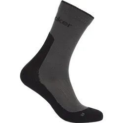 Icebreaker, Damen, Sportsocken, Hike+ Light Crew (S), Schwarz, Grau