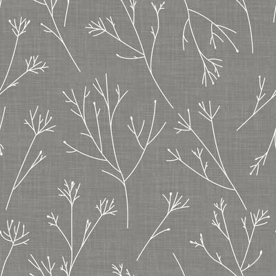 RoomMates Grey & White Twigs Peel and Stick Wallpaper