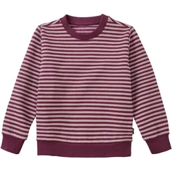 Tchibo - Jako-O geringeltes Kinder-Rundhalssweatshirt - Gr. 140/146 - pflaume
