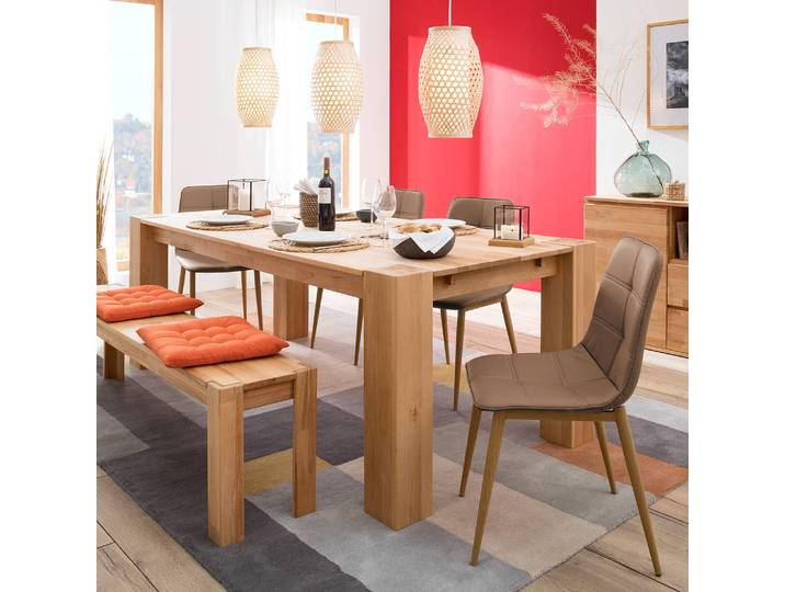Banc KimWOOD I 160 x 45 x 33cm Marron/Duramen de hêtre