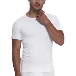 Sloggi 2P Men ABC O Neck T Shirt Weiß Baumwolle Large Herren