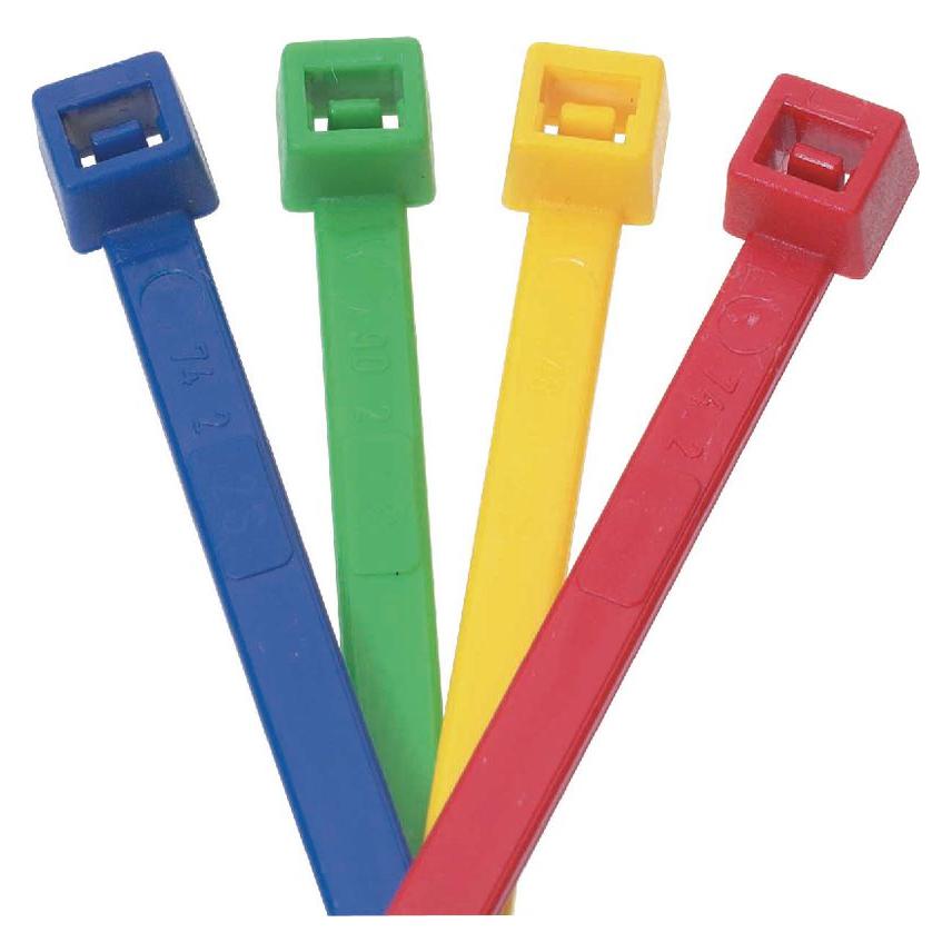 Magni Kabelbinder Nylon rot 140x3,5mm a100 Stück SapiSelco (Kunststoffkabelbinder, 140 mm, 100 Stk.) (8014748302793)