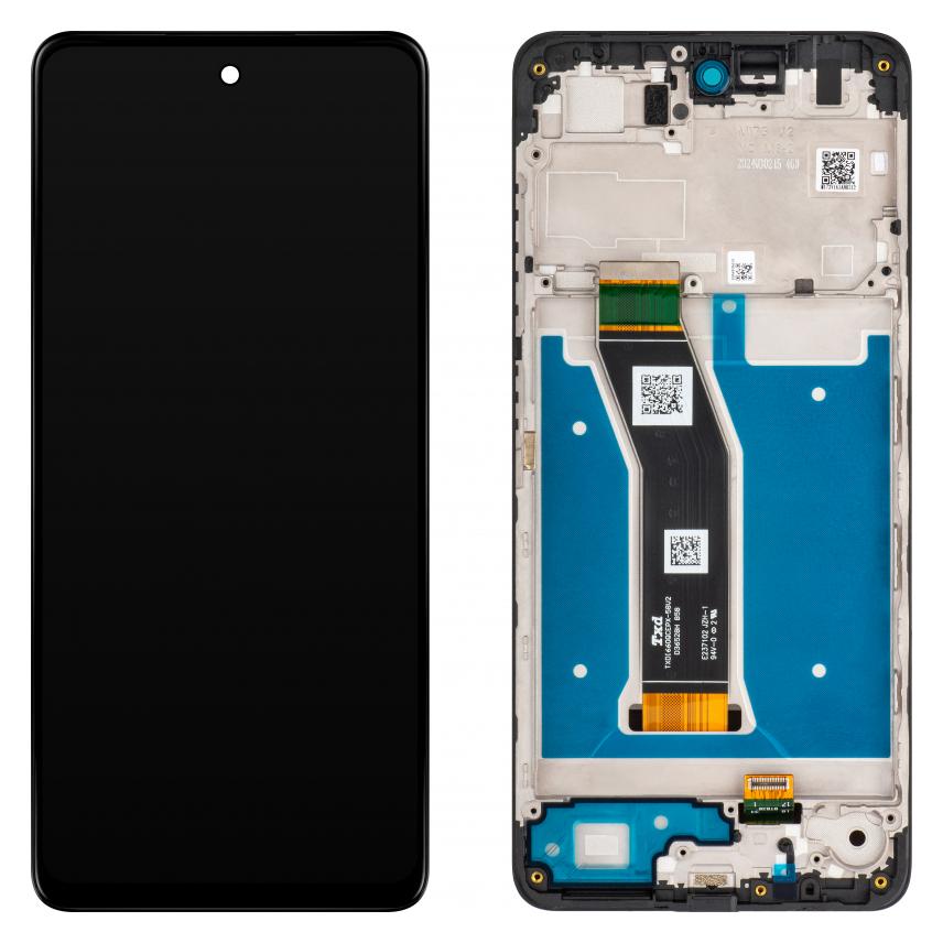Motorola Display Unit für Moto G04, Schwarz (Display, Motorola Moto G04) (58016518)