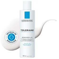 La Roche Posay Toleriane Reingungsfluid Gesichtsreinigung für empfindliche, trockene Haut 200 ml
