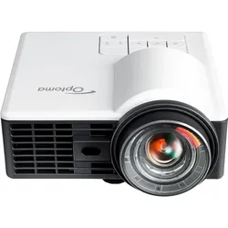 Optoma ML1050STI (WXGA, 535 lm, 0.80:1), Beamer, Schwarz, Weiss
