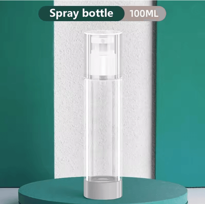 Inspire Essentials Clear Airless Pump Bottle Travel Size Cosmetic Cream Dispenser e 2pcs