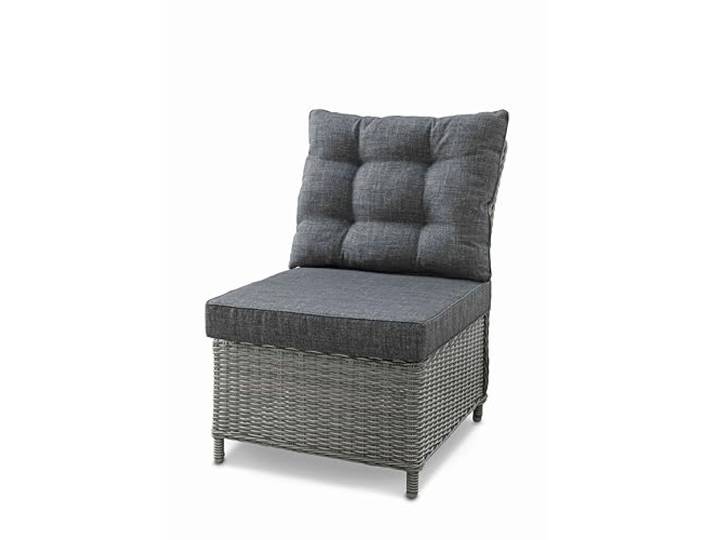 Destiny Palma Singlemodul Vintage grau, Polster anthrazit