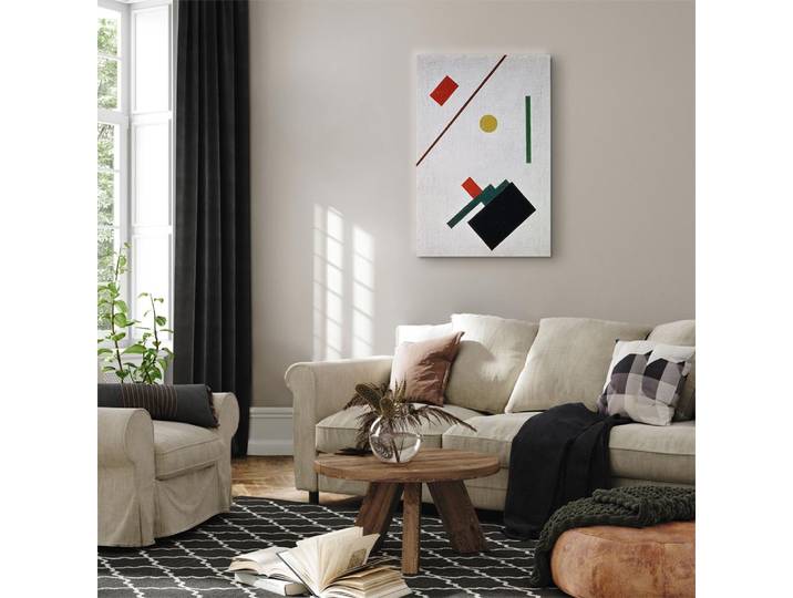 Leinwandbild Suprematist Composition Filz Multicolor/Multicolor 40 x 60cm