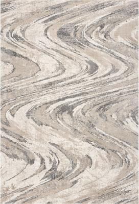 Domani Portland Casual Natural Wave Area Rug