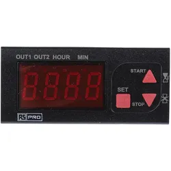 RS PRO Digital Timer, 35x77, 230V ac, Relais