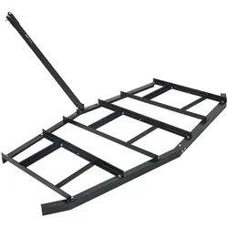 VEVOR Schleppegge, 2150x2120x110mm, Wiesenschleppe zum Hinterherziehen, Q235 Stahl-Einfahrtsplaniergerät mit verstellbaren Stangen & Bolzenkupplung, Traktor-Einfahrtsegge für Geländefahrzeuge, UTVs