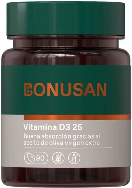 Bonusan Vitamina D3 25MCG 90 Caps
