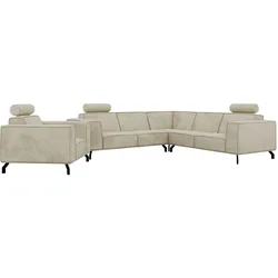 SITZGARNITUR VESANO - Beige Velvet