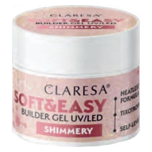 Londa ART.ROZNE CLARESA Soft&amp,Easy Builder Gel UV/LED żel budujący Shimmery 90g (Shimmery, UV-Gel Lack) (OTHER)