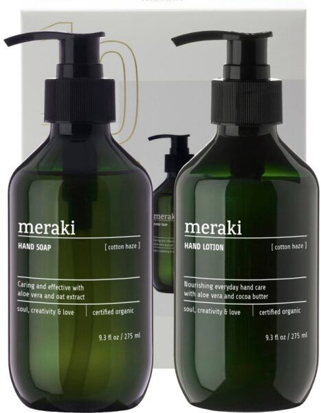 Meraki Gaveæske, Håndsæbe Og Lotion, Cotton Haze