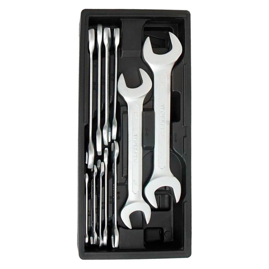 Workpro Double open-end wrench, 11 piece set (65344998)