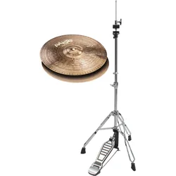 Paiste 900 Series 14" Heavy Hi-Hat + Maschine SET