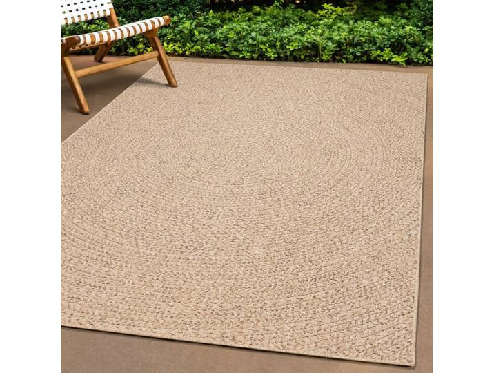 ZIZUR tapis 80x250 cm aspect Jute pour intérieur et extérieur décor à la maison, salon chambre extérieur intérieur jardin tapis