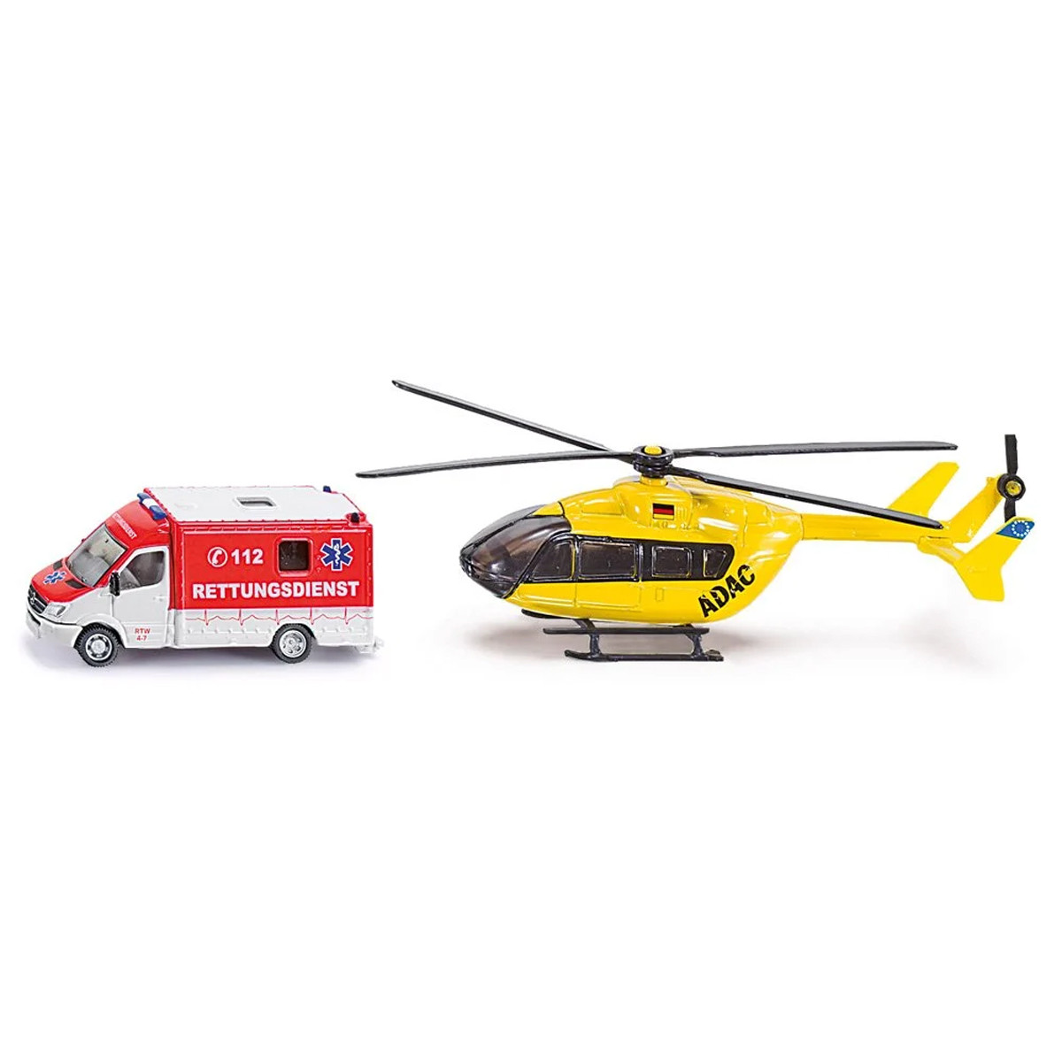 Siku Hulpdiensten-set met Ambulance en Helikopter