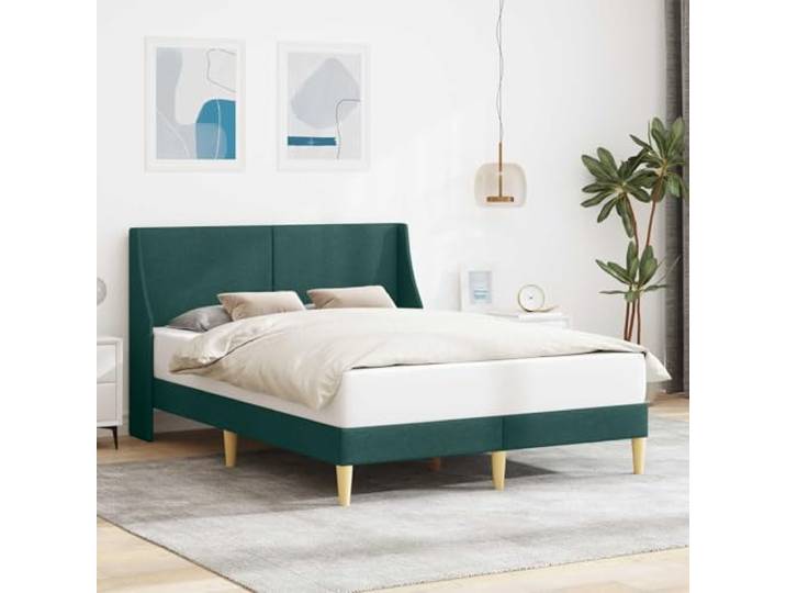 Modernes Bettgestell mit Kopfteil zur Wandmontage Robustes Sperrholz, flexible Latten, einfache Montage, pflegeleicht, Kunststofffüße