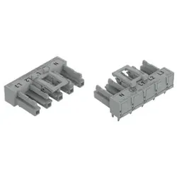 Wago 770-845/011-000/060-000 Buchse für Leiterplatten,abgewinkelt,5-polig,grau 770845011000060000  - 50 Stück