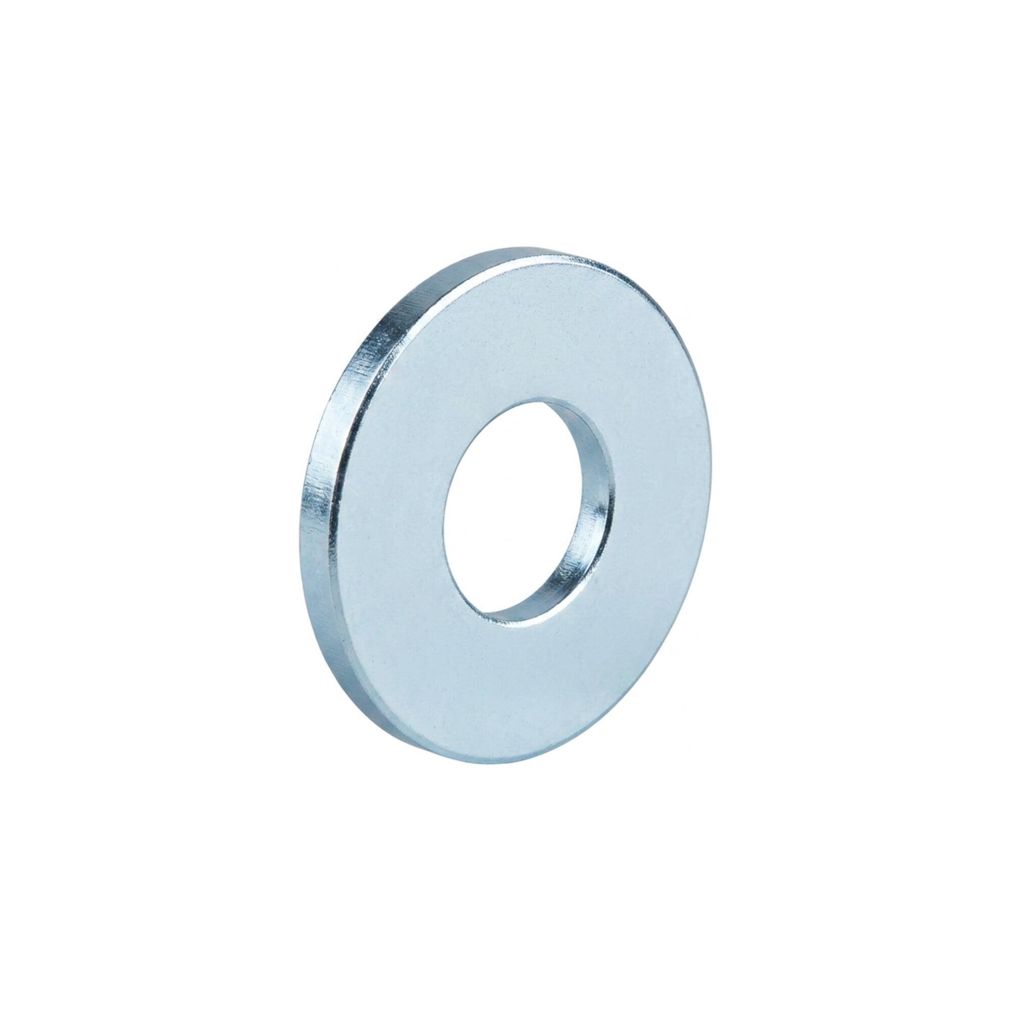 DIN 125 Flache Scheibe Stahl 6,4mm galvanisch vernickelt ohne Fase Form A ; Industrial Quality Supplies (001250310064000)