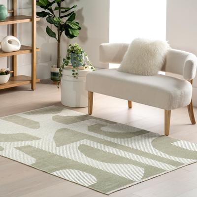 Nuloom Grania SuperiorWash Modern Abstract Reversible Machine Washable Area Rug