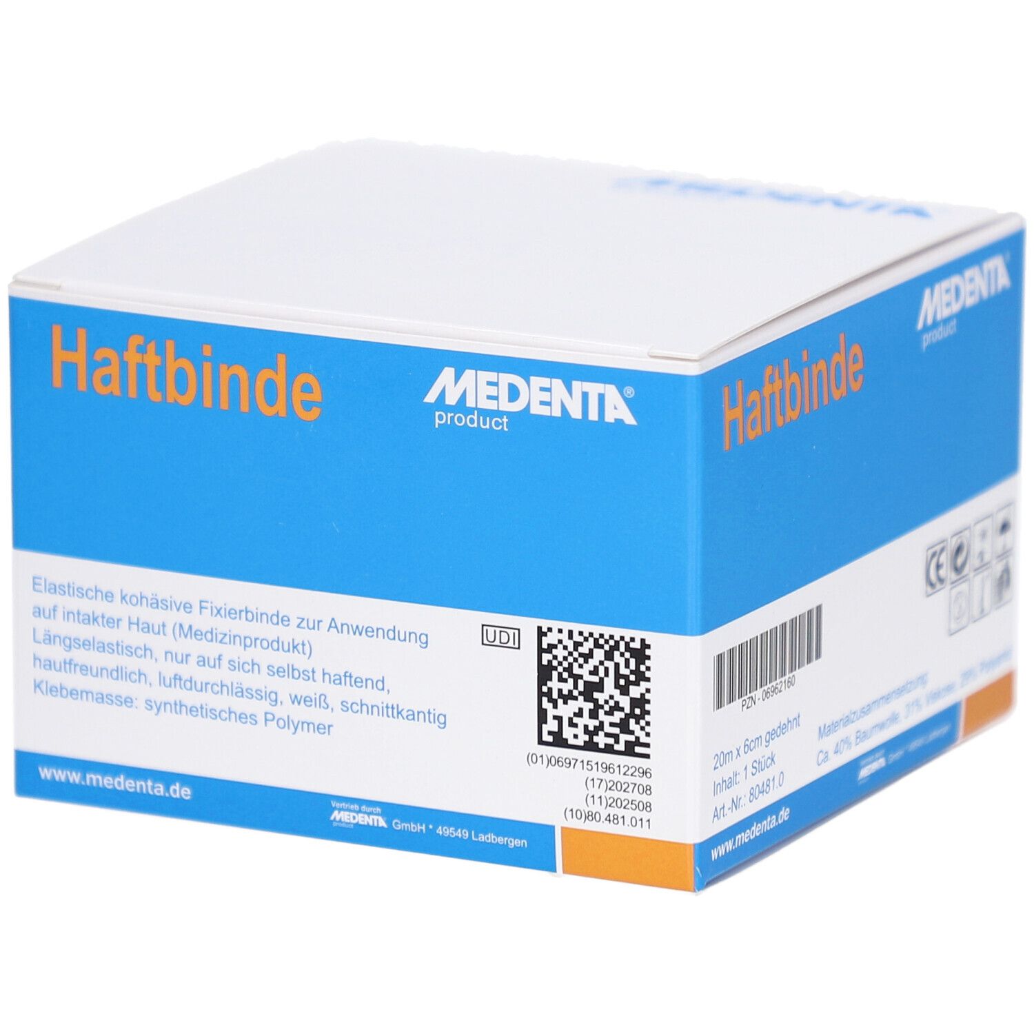 Haftbinde elastisch 6 cmx20 m 1 St Binden