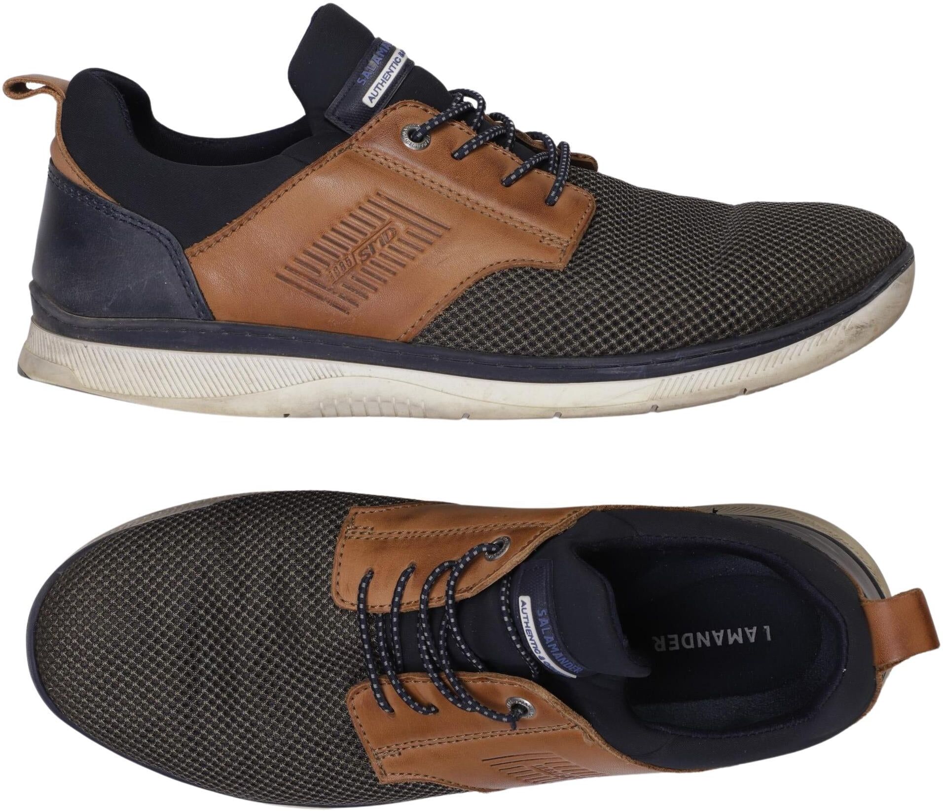 Salamander Herren Sneaker, Mehrfarbig, Gr. EU 42, Kunstleder - Second Hand