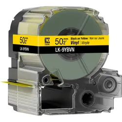 Epson, Beschriftungsband, LK-9WBVN (5 cm, Schwarz, Gelb)