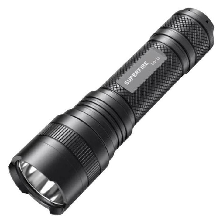 Superfire Flashlight L6-U (16.40 cm, 1480 lm) (L6-U)