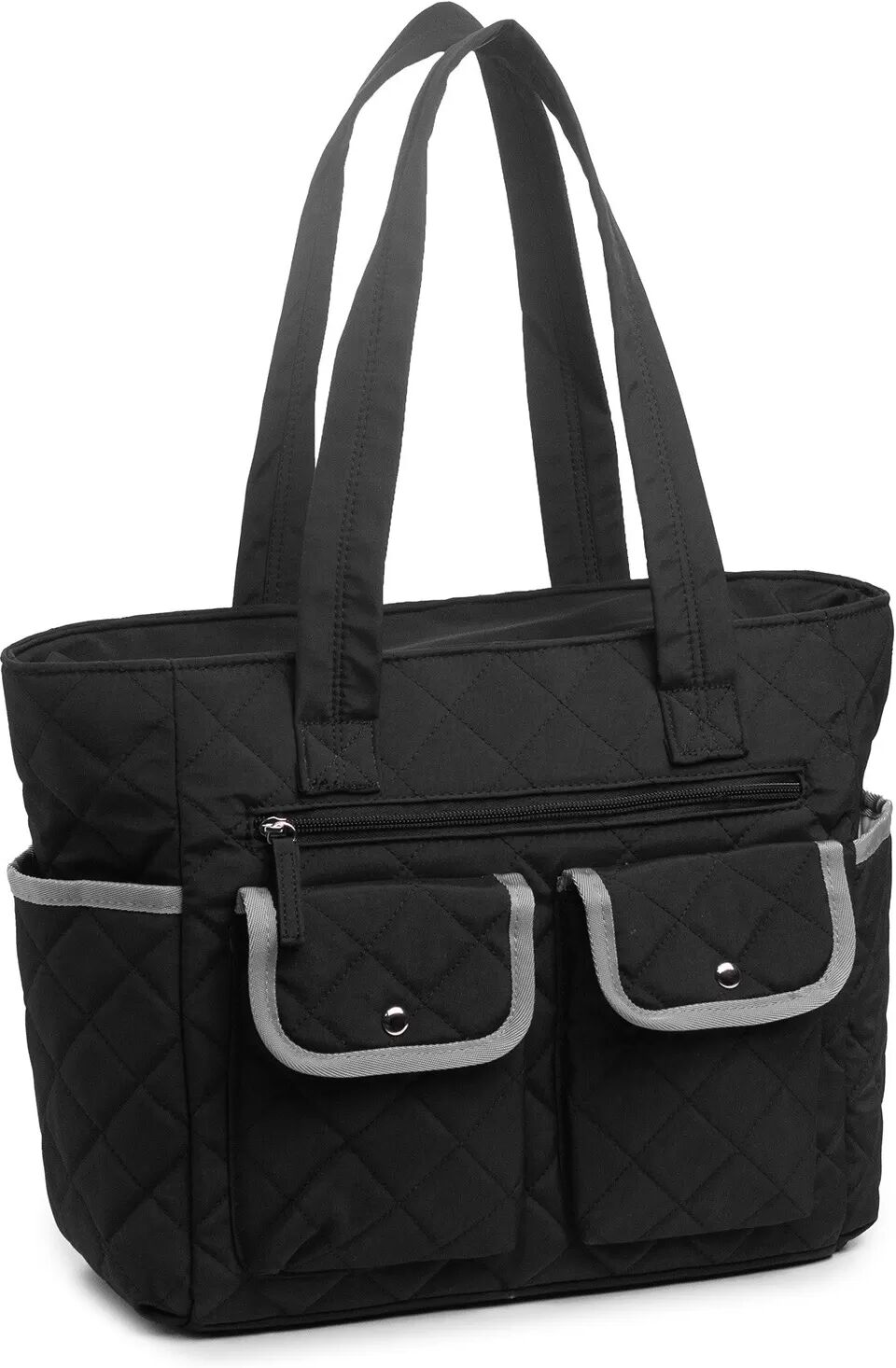 INF Tragetasche mit mehreren Taschen für Damen für Reisen und den täglichen Gebrauch Schwarz
