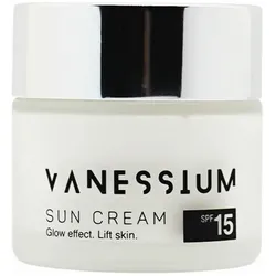 Vanessium, Sonnencreme, SUN CREAM illuminating moisturizing cream SPF15+ 50 ml (SPF 15, 50 ml)