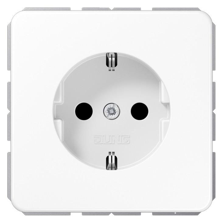 JUNG Steckdose 1f aws glz CD UP IP20 ZP CD1521WW (CD1521WW)