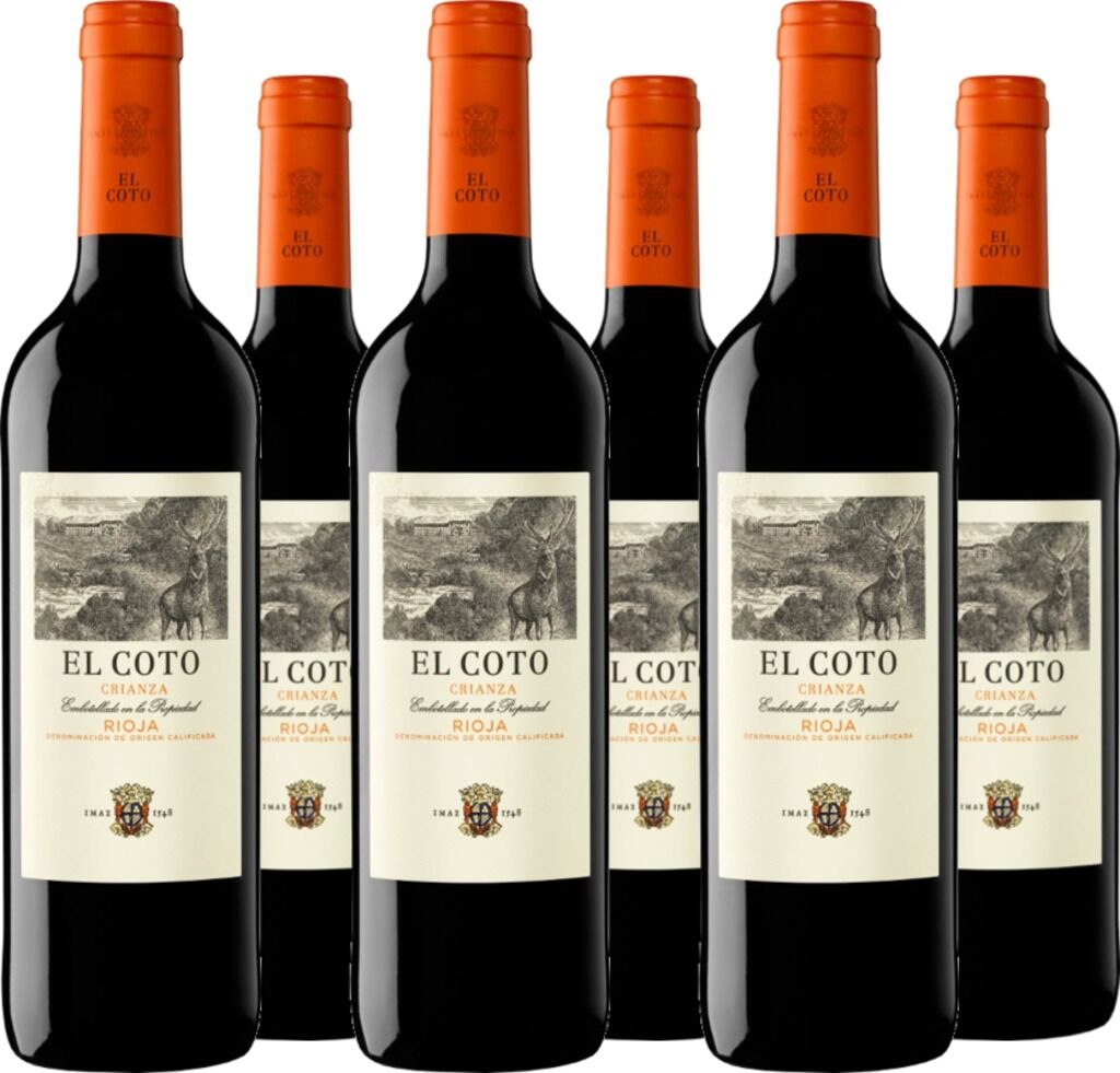 6er Vorteilspaket Rioja El Coto Crianza DOCa 2022 El Coto de Rioja