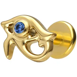 Titan Labret mit Innengewinde AUGE DES HORUS