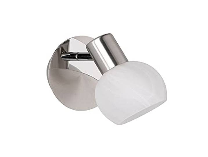 Reality Leuchten R80171007 Antibes A++ tot E, spot, metaal, E14, nikkel mat/chroom, 12 x 11 x 17 cm